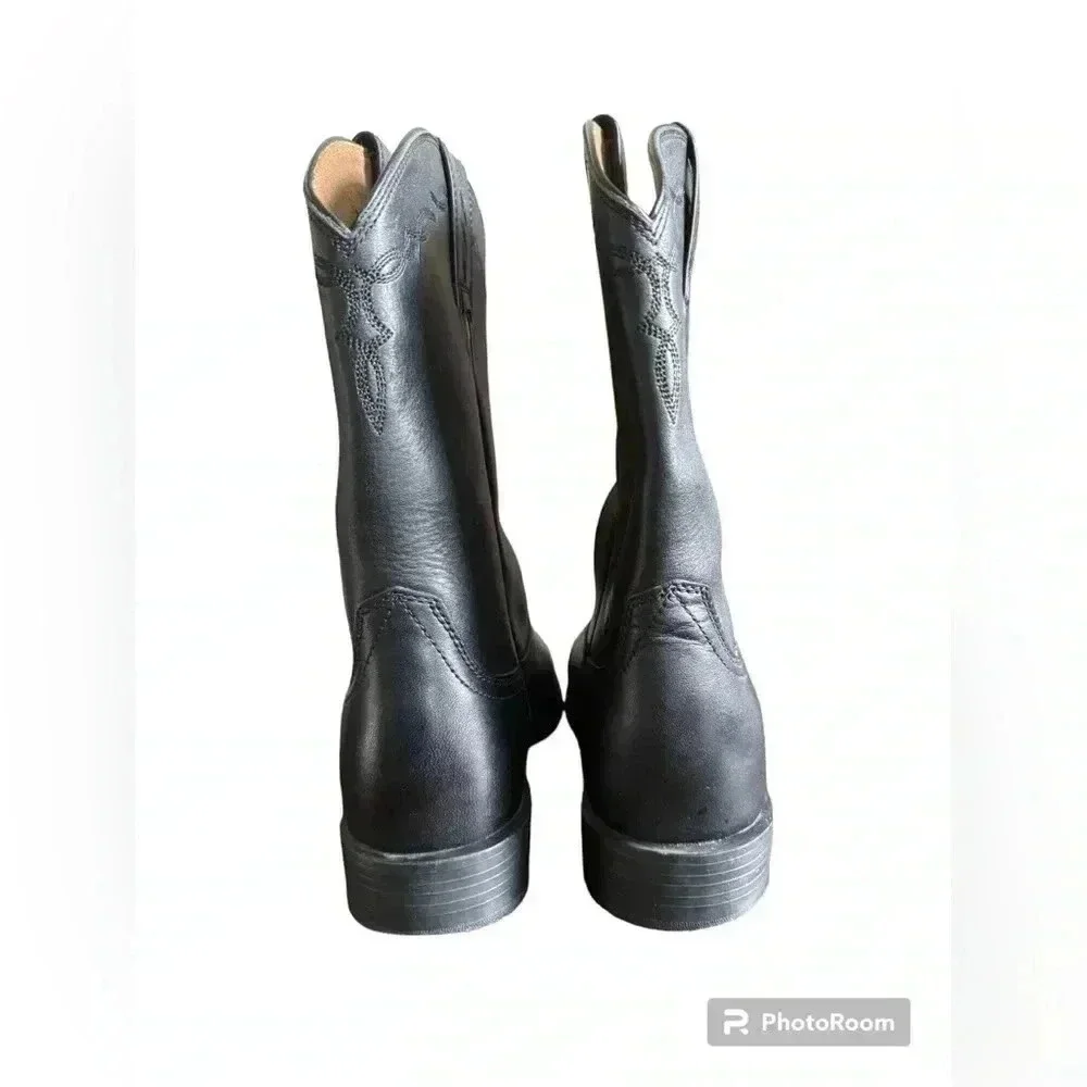 ARIAT Men’s Heritage PullOn Roper Cowboy Leather Boots 10002280(35501)